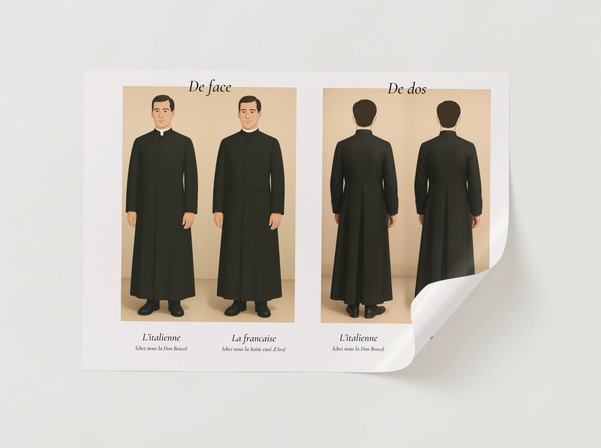 Les différents types de soutanes et leurs significations – La Maison de ...